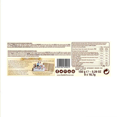 MATILDE VICENZI-Pastry Cookies Filled with Hazelnut Cream-150g